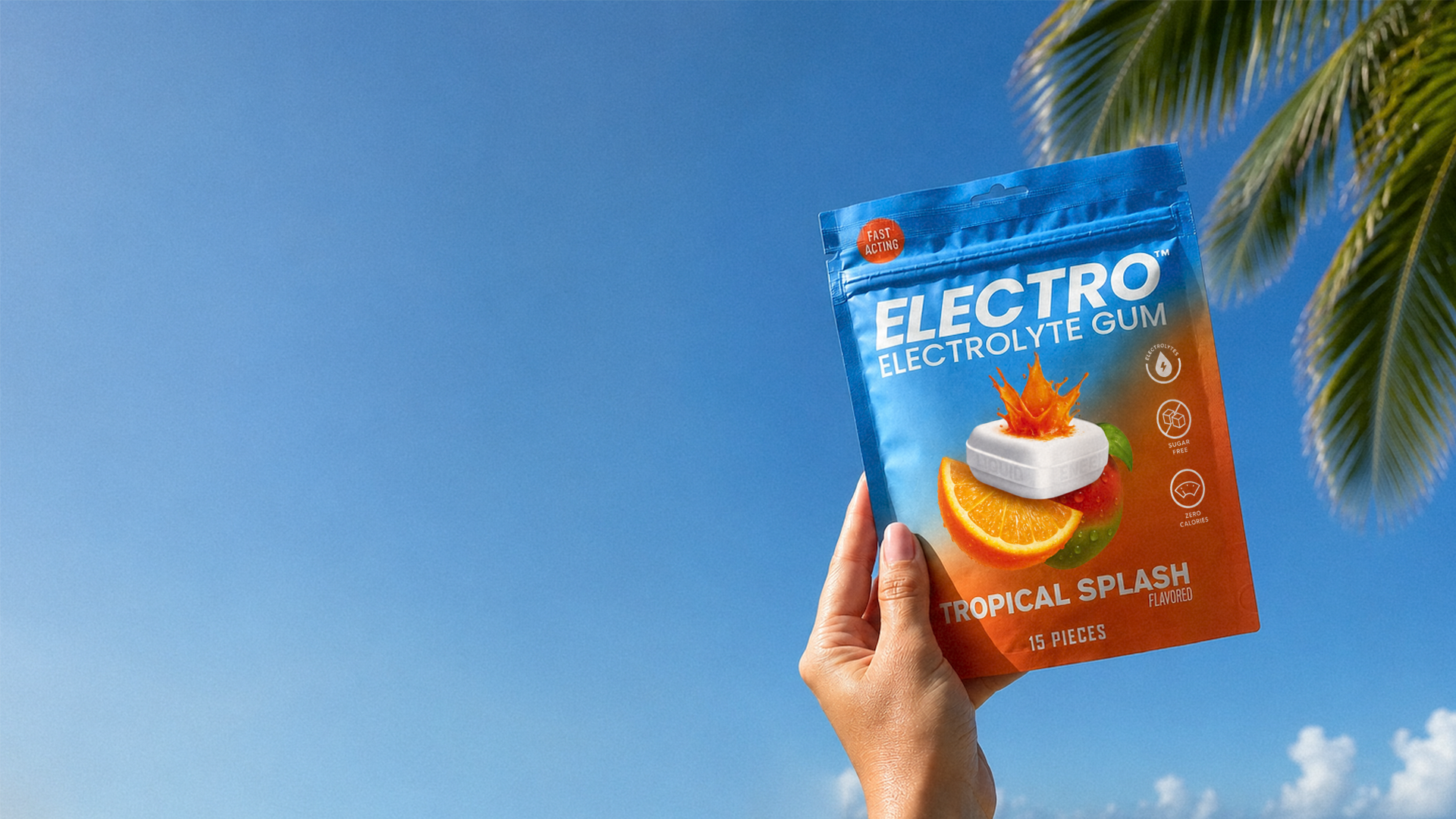 Electro hydration gum