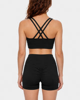 Electro Sports Bra in Black