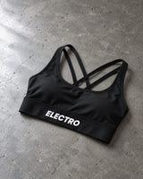 Electro Sports Bra in Black