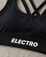 Electro Sports Bra in Black