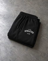 Club Straight Sweatpant in Black