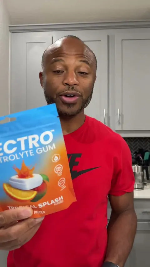 Someone holding an Electro pack