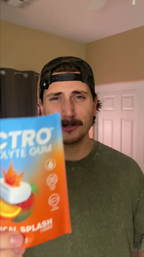 Someone holding an Electro pack