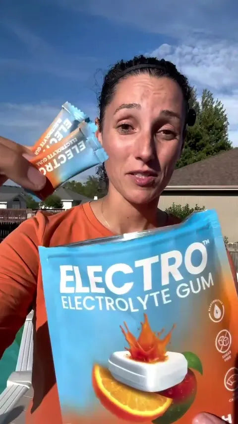 Someone holding an Electro pack