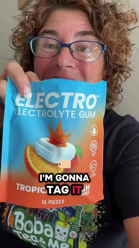 Someone holding an Electro pack