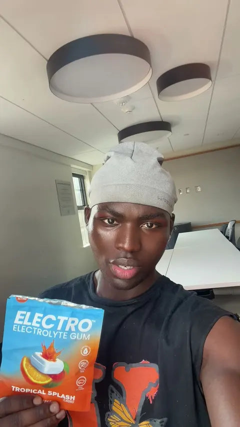 Someone holding an Electro pack