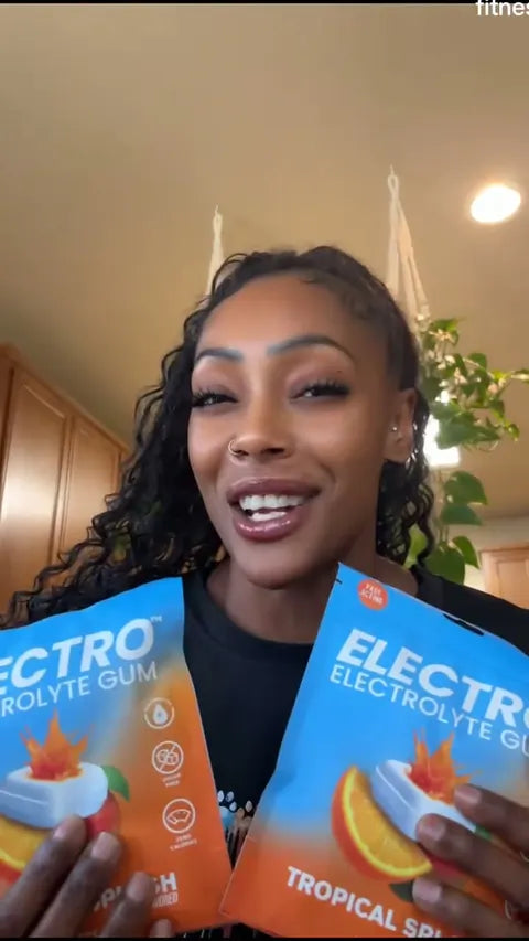 Someone holding an Electro pack