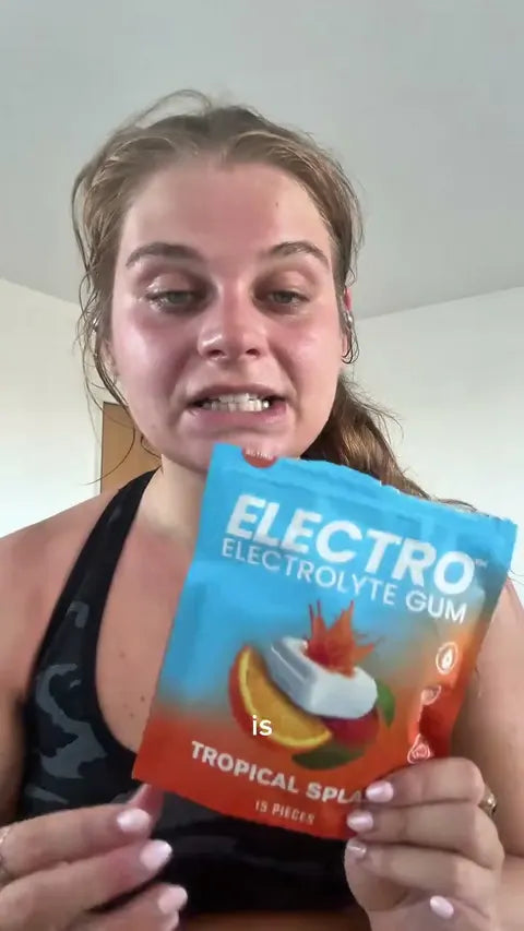 Someone holding an Electro pack