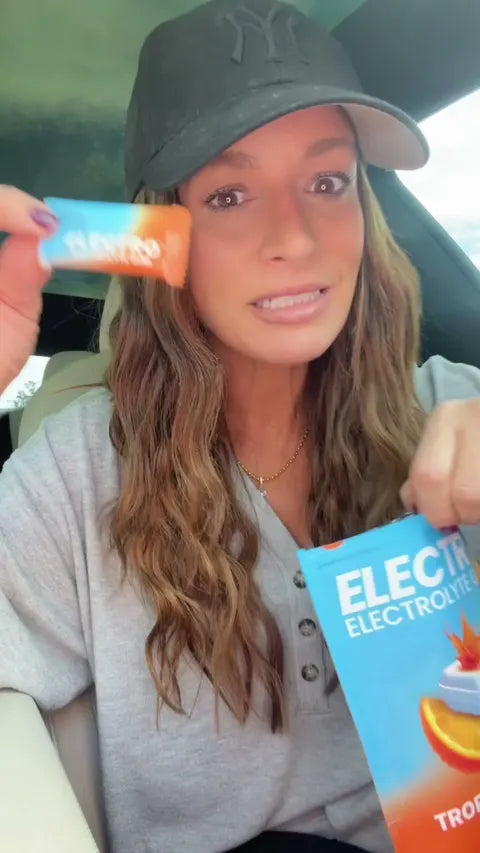 Someone holding an Electro pack