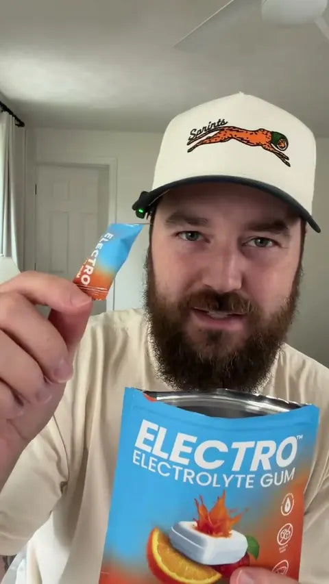 Someone holding an Electro pack