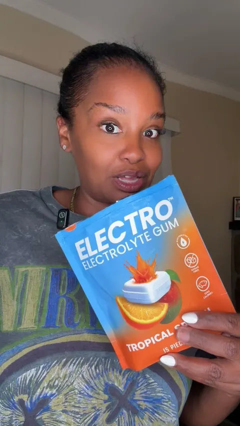 Someone holding an Electro pack