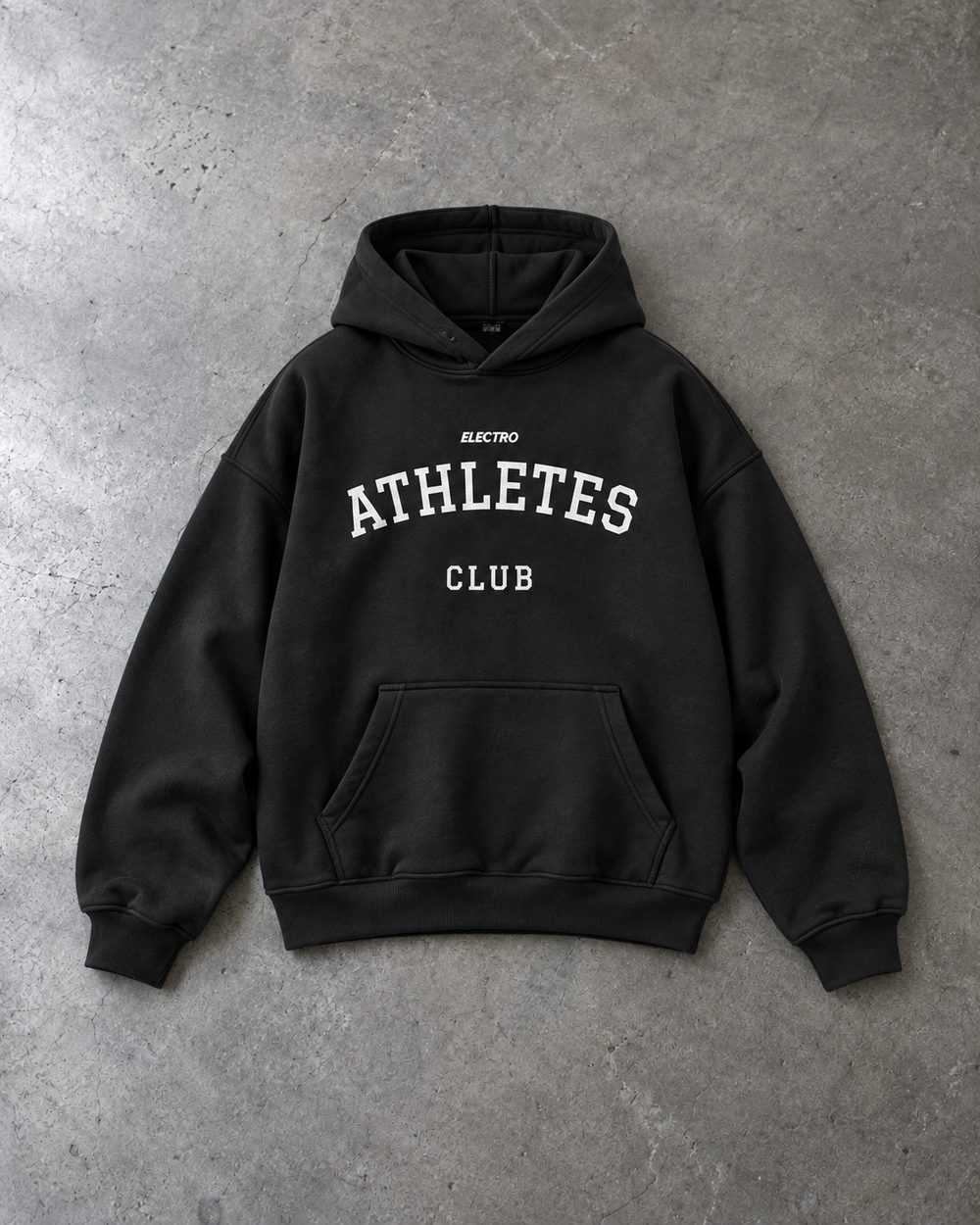 Athletes Club Hoodie in Black